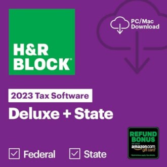 H&R Block Tax Software Deluxe